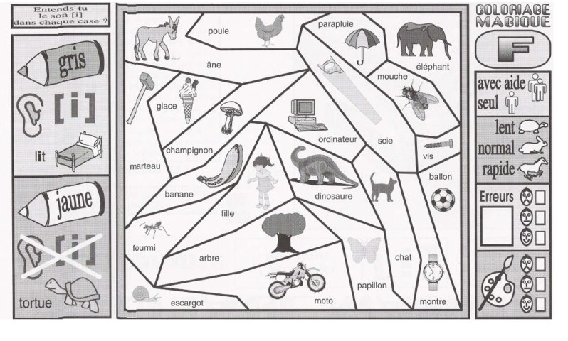 Coloriage Magique Cp Lecture Sons1 - Magique à imprimer